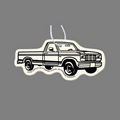 Paper Air Freshener - Pickup Truck (3/4 View) Tag